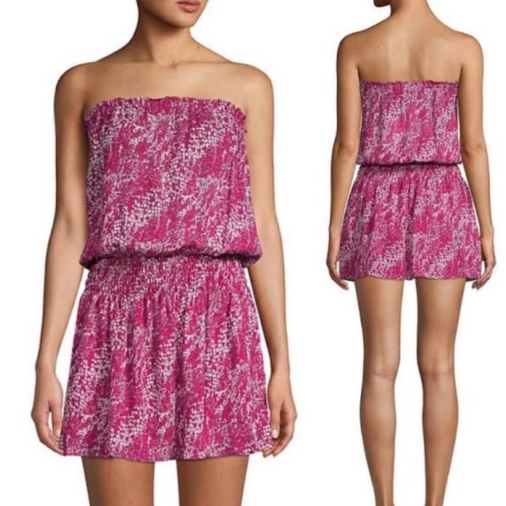 Ramy Brook Printed Bart Dress New w/ Tags Size L $395